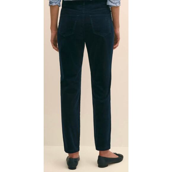 Brooks brothers velvet 5 pocket casual pant Size 10 dark academia preppy coastal - Picture 2 of 9